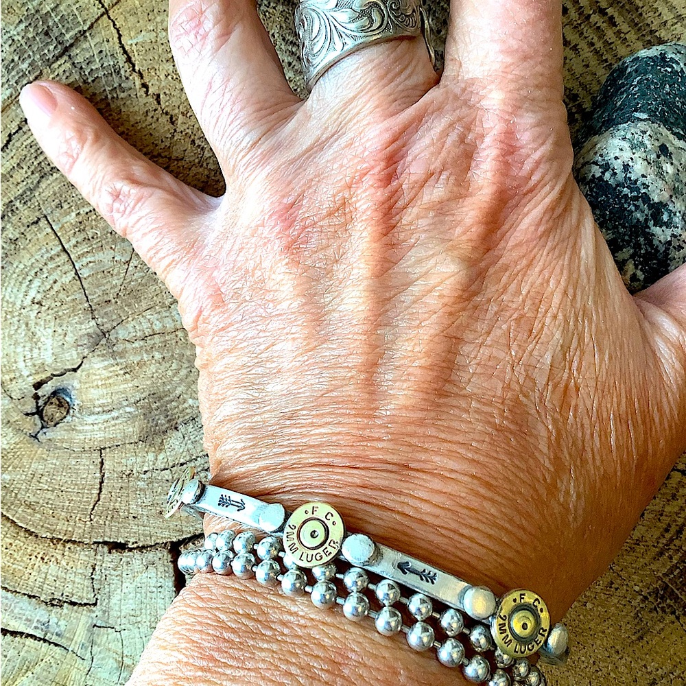 Sterling cuff, up to 7” wrist